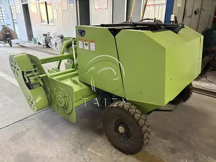 straw collector baler machine