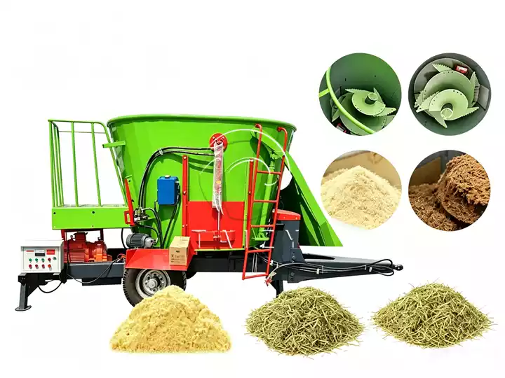TMR Vertical Feed Mixer | Silage Mixing Wagon