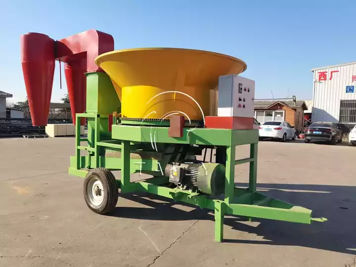 hay bale crusher machine